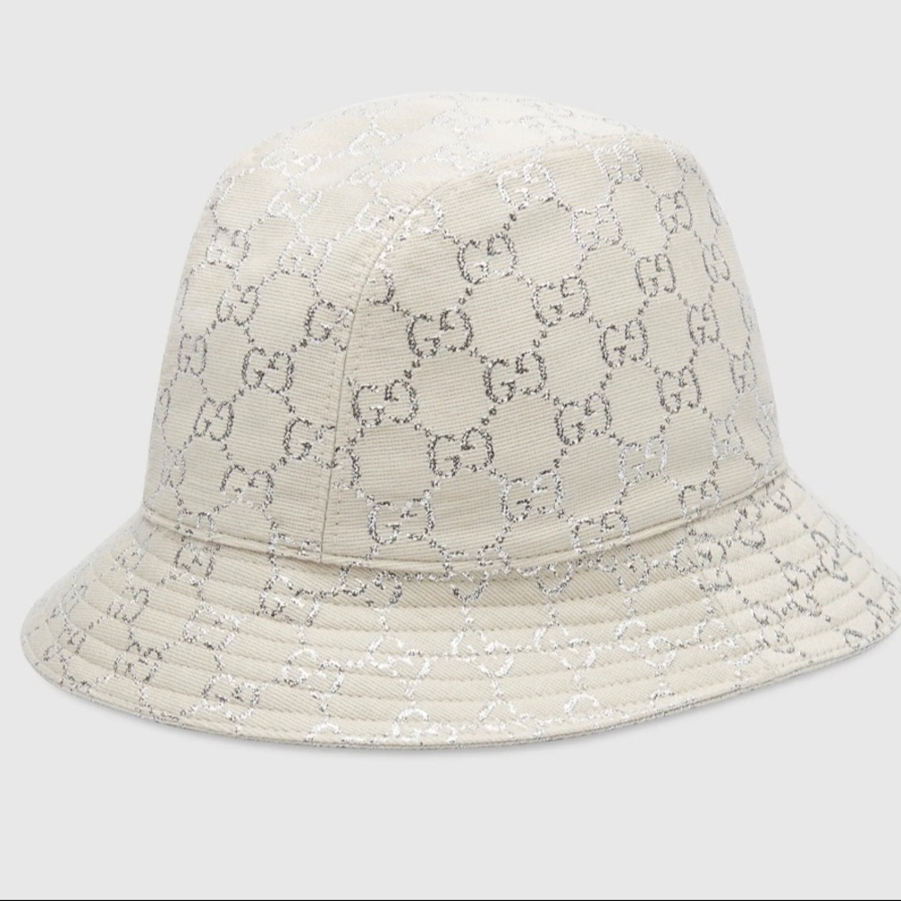 GG lamé bucket hat